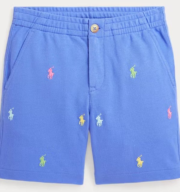 SHORTS POLO RALPH LAUREN - PEPLUM - COLEÇÃO NOVA - TAM 7 ANOS