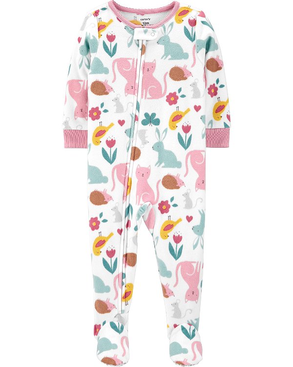 MACACÃO CARTER'S FLEECE MENINA NO IMPORTADOS GABRIEL - Importados Gabriel -  Peças Importadas para bebê, adulto, crianças .