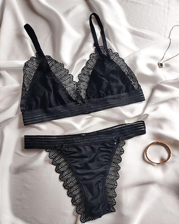 Conjunto Mari - Preto