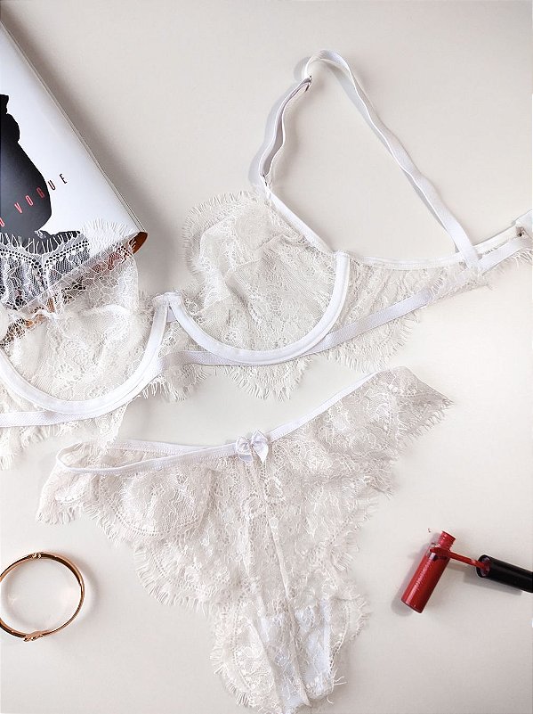 Conjunto Chantilly - Branco