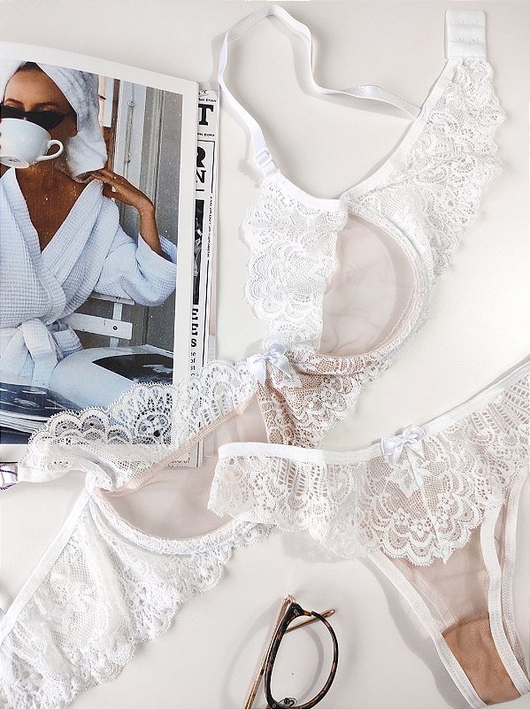 Conjunto Crystal - Branco