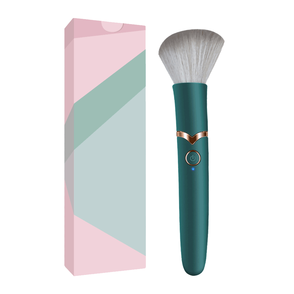 Vibrador Discreto Formato De Pincel De Maquiagem