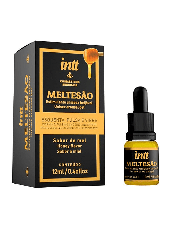 Meltesão Estimulante unissex - Esquenta, Pulsa, Vibra com aroma e sabor de mel