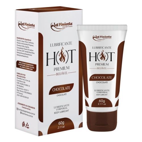 Lubrificante Intimo Efeito Quente Sabor Chocolate - La Pimienta