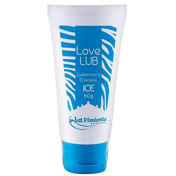 Gel Lubrificante Intimo Efeito Gelado- Love Lub Ice - La Pimienta