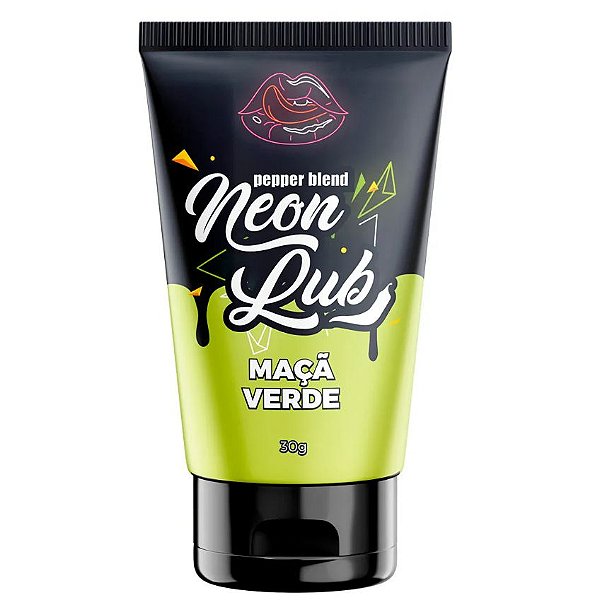 Lubrificante Efeito Neon Lub - Maçã Verde - Pepper Blend