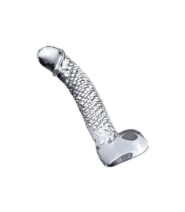 Dildo de Vidro Matteo - Com Ondulações