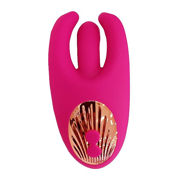 Vibrador com Movimento de Dedilhar e Estimulador de Clitóris