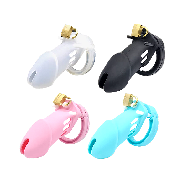 Cinto de Castidade Masculino com Cadeado Silicone