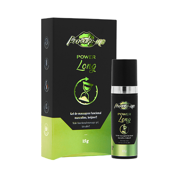 Power Long Gel Retardante Beijável 15g – Provoke-Me