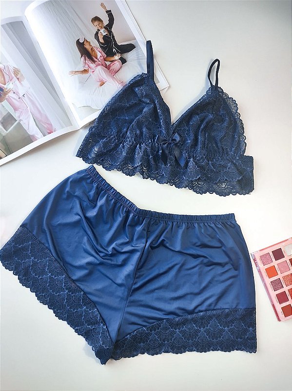 Baby Doll Luana - Azul