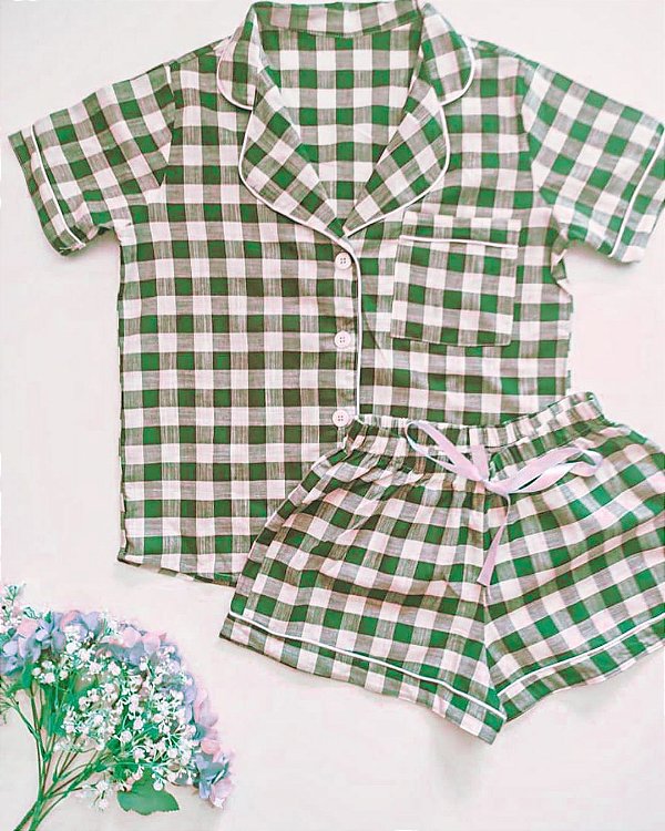 Pijama Victoria - Xadrez
