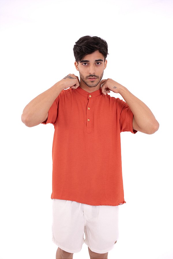 Camiseta Gola Padre Telha