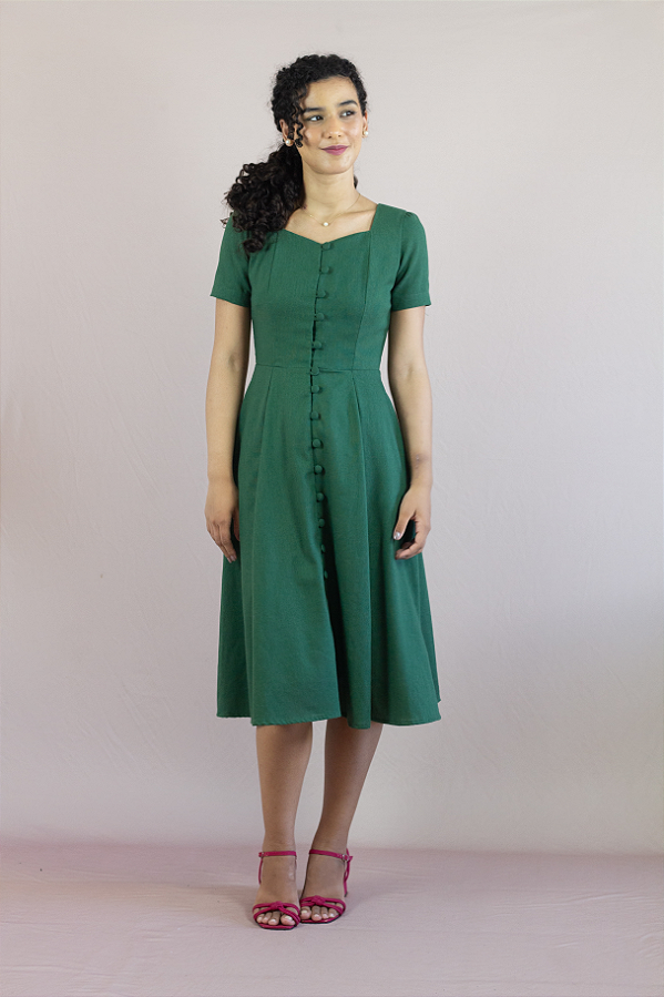Vestido Relicário Verde