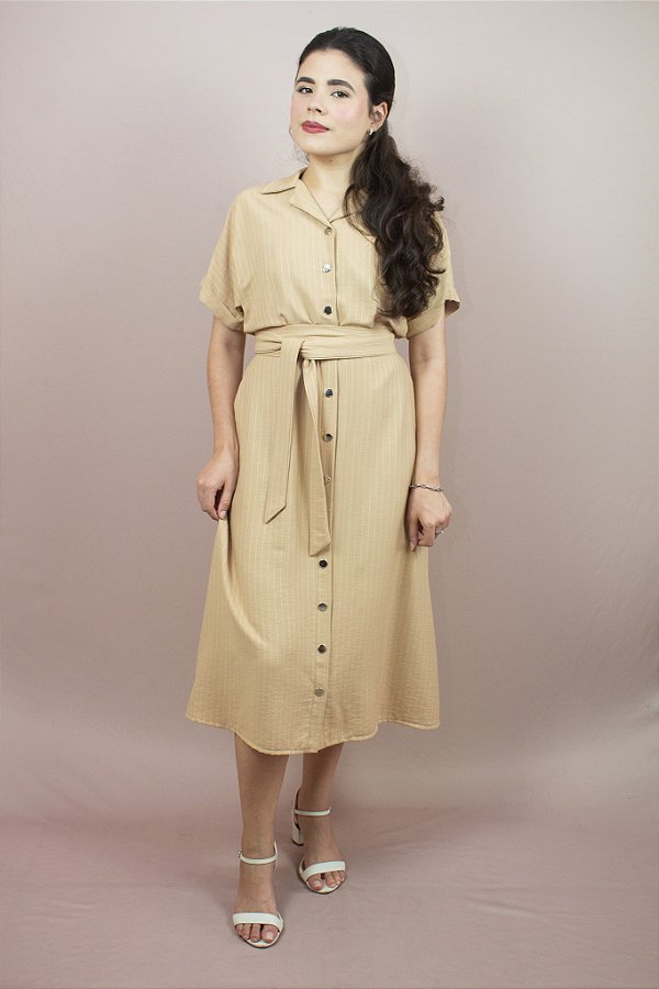 Vestido Catherine Beige
