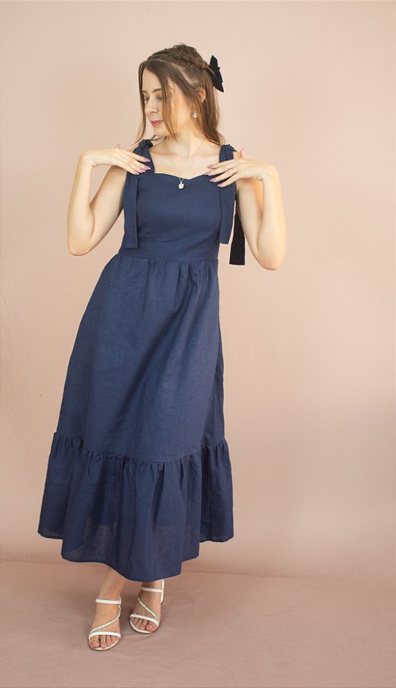 Vestido Supermidi Luna Marinho
