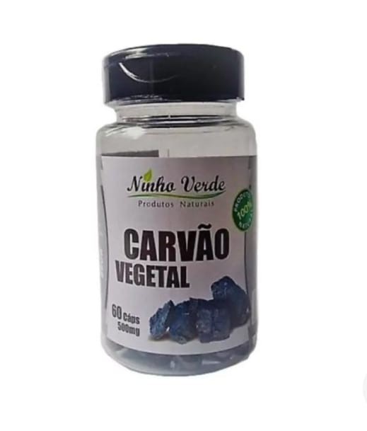 Carvão Vegetal 60 caps. de 500 mg
