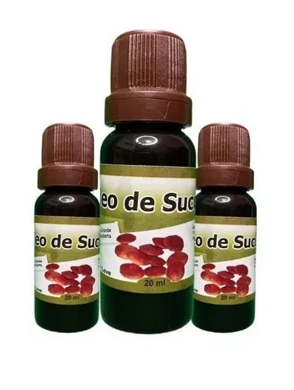 Óleo de Sucupira 20 ml - 3 unidades