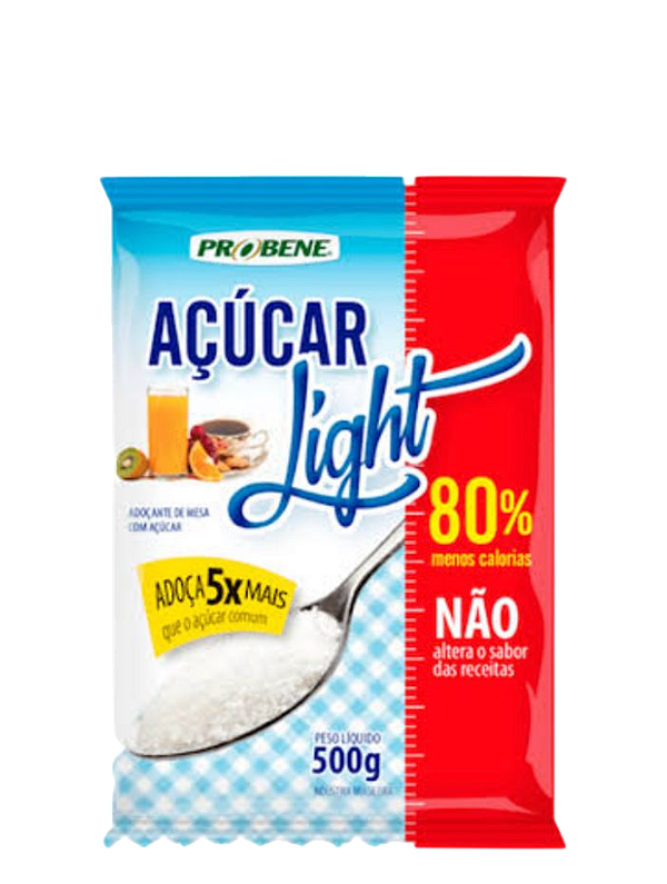 Açucar Light 500g Adoça 5 vezes mais