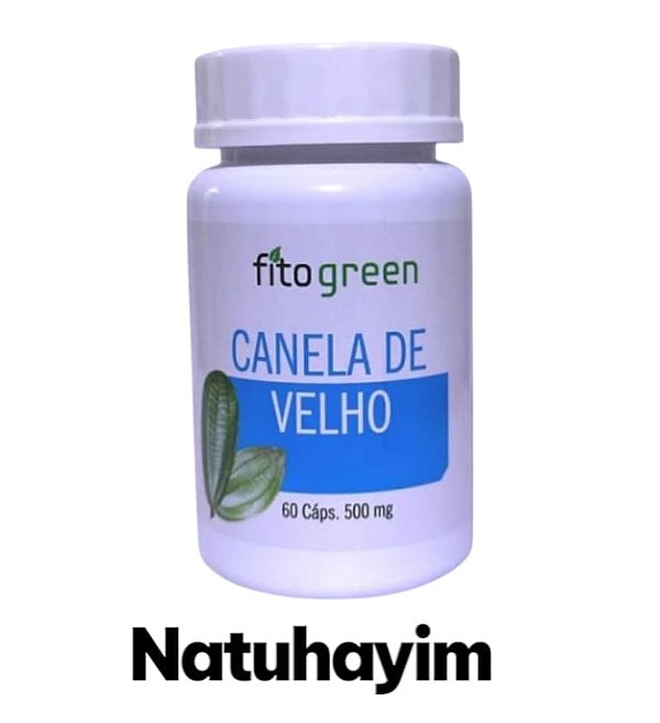Canela de Velho Ninho Verde 500mg – 60 Cápsulas Naturais