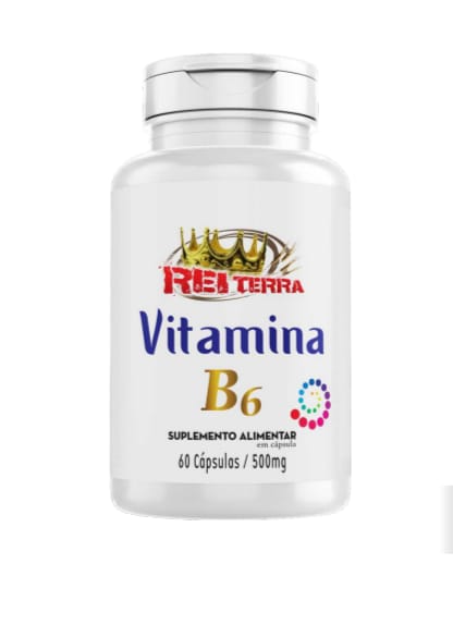 Vitamina B6 60 Cápsulas de 500 mg | Energia e Função Nervosa