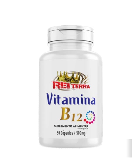 Vitamina B12 60 Cápsulas de 500 mg | Energia e Saúde Neurológica