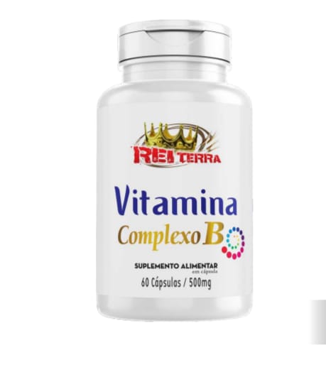 Vitamina Complexo B 60 Cápsulas de 500mg | Energia e Bem-Estar