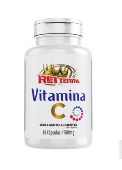 Vitamina C 60 Cápsulas de 500mg | Antioxidante e Imunidade