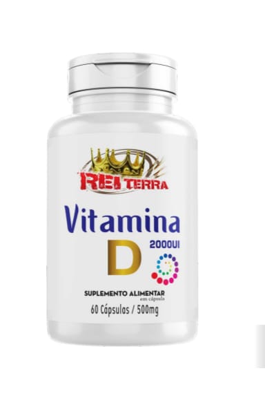Vitamina D 2000UI 60 Cápsulas de 500mg | Saúde Óssea e Imunidade