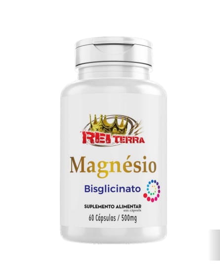 Magnésio Bisglicinato 500mg – 60 Cápsulas | Alta Absorção e Energia Celular