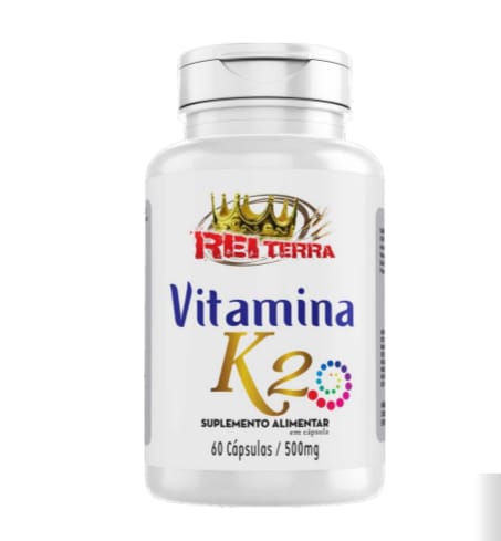 Vitamina K2 - Saúde Óssea e Equilíbrio do Cálcio – 60 Cápsulas de 500mg