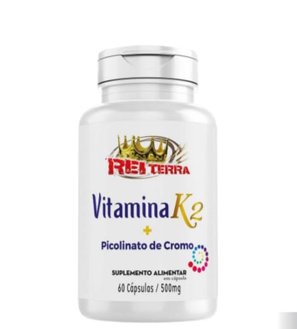 Vitamina K2 + Picolinato de Cromo – 60 Cápsulas de 500mg