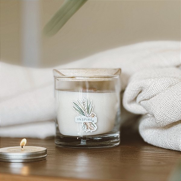 Vela aromática Gengibre da Índia - Inspire