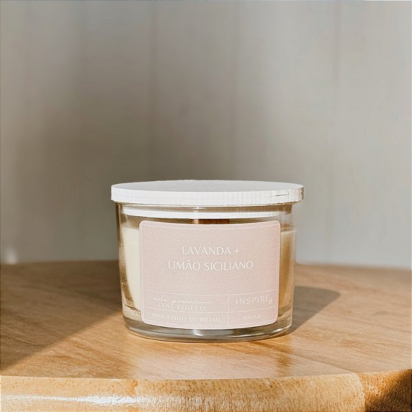 Vela Lavanda e Limão Siciliano