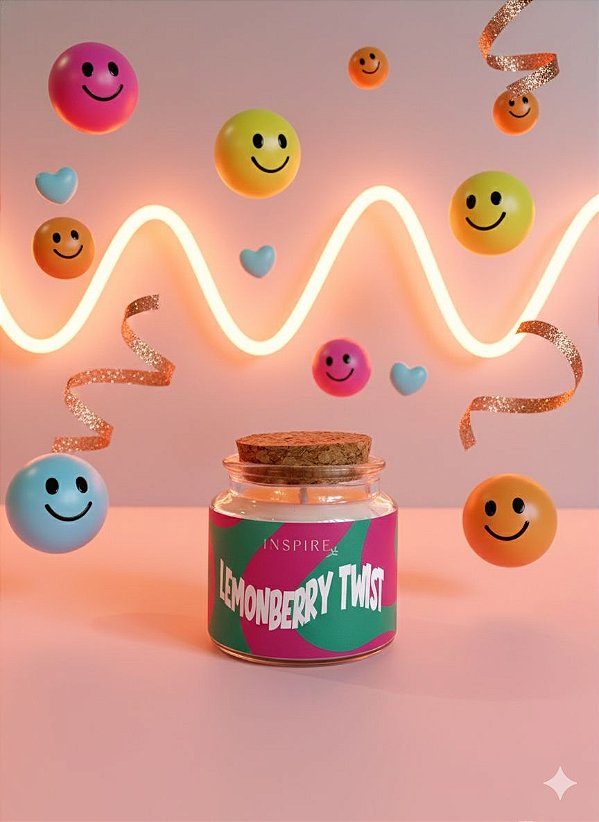 Lemonberry Twist • 70gr • Vela Dopamina