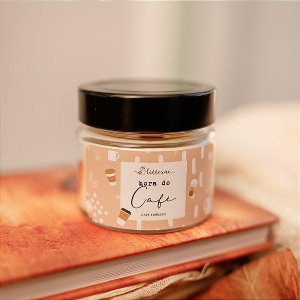 Hora do café - 130gr - Vela Litterae