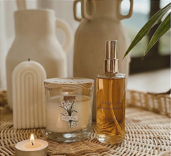 DUO NATURE BAUNILHA • VELA + HOME SPRAY