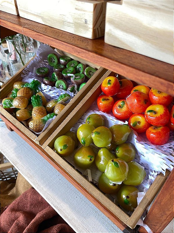 100g Mini Sabonetes Frutas