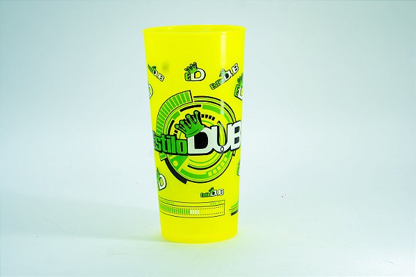 Copo ED Amarelo Fluorescente 600ml