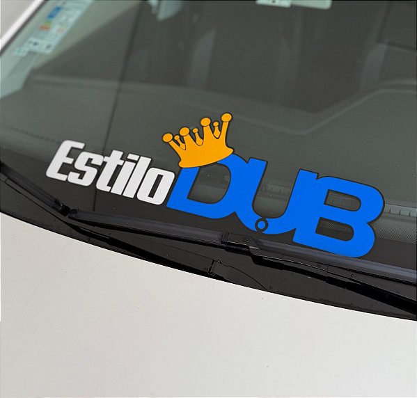 Adesivo EstiloDub Para-brisa 60x22
