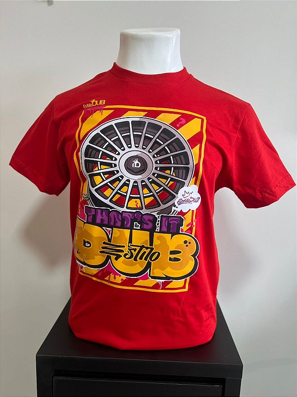 Camiseta Algodão Vermelha ED 09