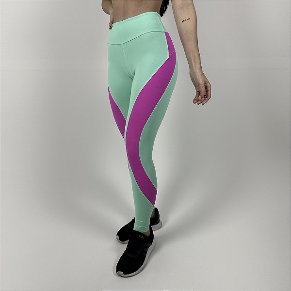 LEGGING BOOSTER UP GREEN PINK