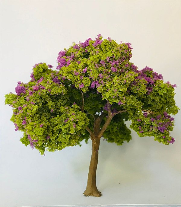 Árvore florida Roxa ou Rosa 12 cm