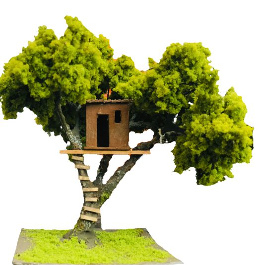 Casa na árvore 13cm