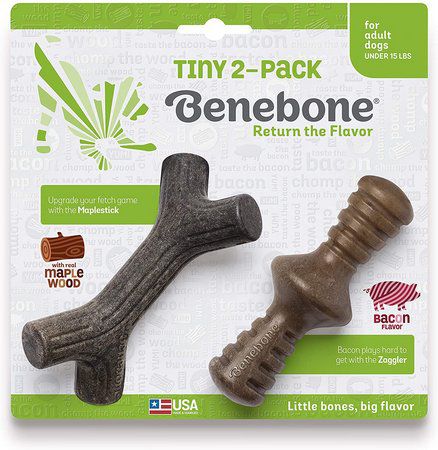 Kit Benebone Stick + Zaggler para roer - Para Cães até 7kg