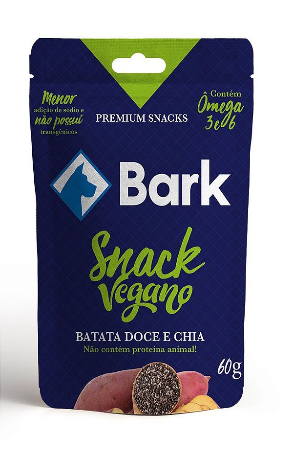 Bark Snack Vegano Batata Doce e Chia 60g