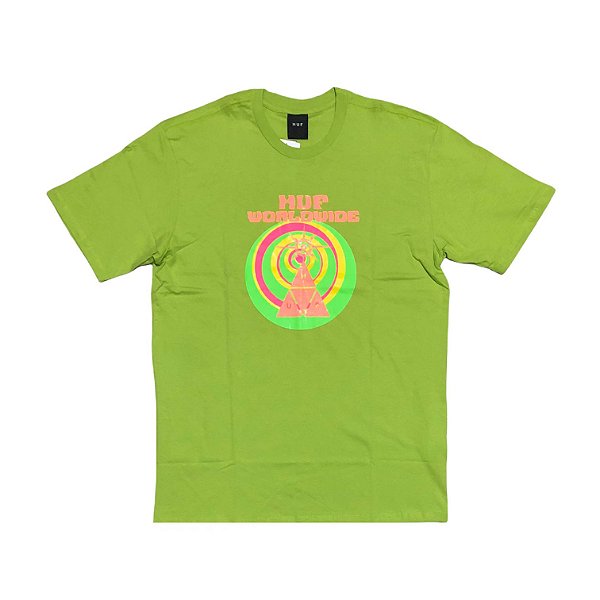 Camiseta Huf Silk Mc Give You Verde