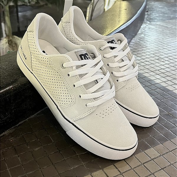 Tênis Dc Anvil LA Se White/White/Black