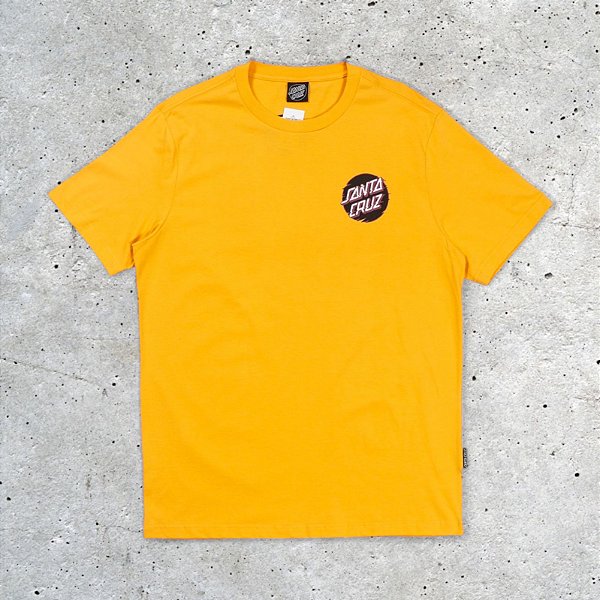 Camiseta Santa Cruz Toxic Skull Amarelo