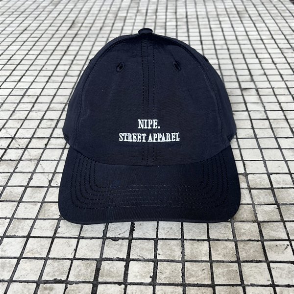 Boné Nipe Aba Curva Tactel Preto